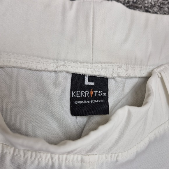 Kerrits GripTek Full-Seat Breeches Women's Large White Equestrian Riding Pants - Picture 2 of 10